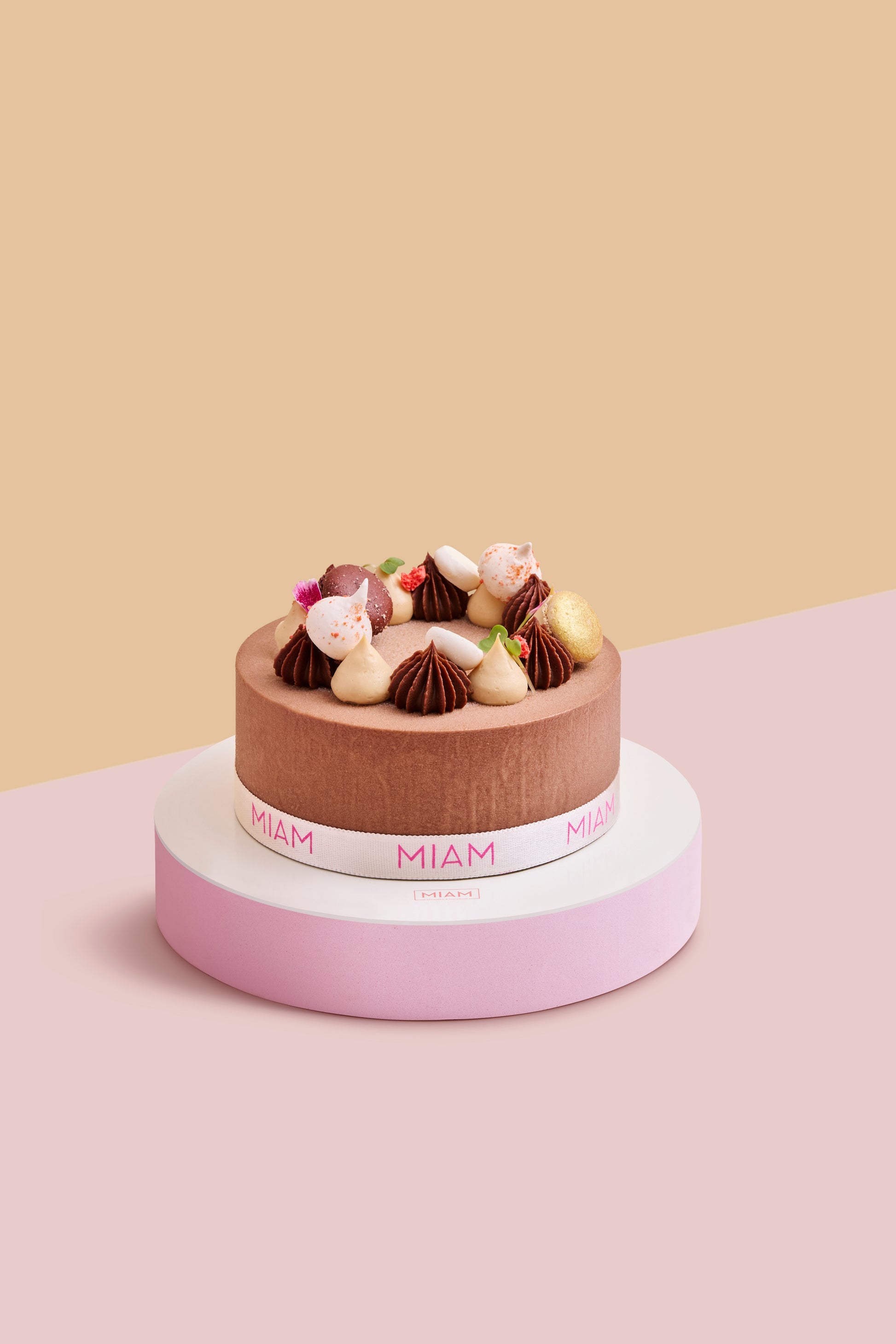 Dark Chocolate & Vanilla Custard Entremet