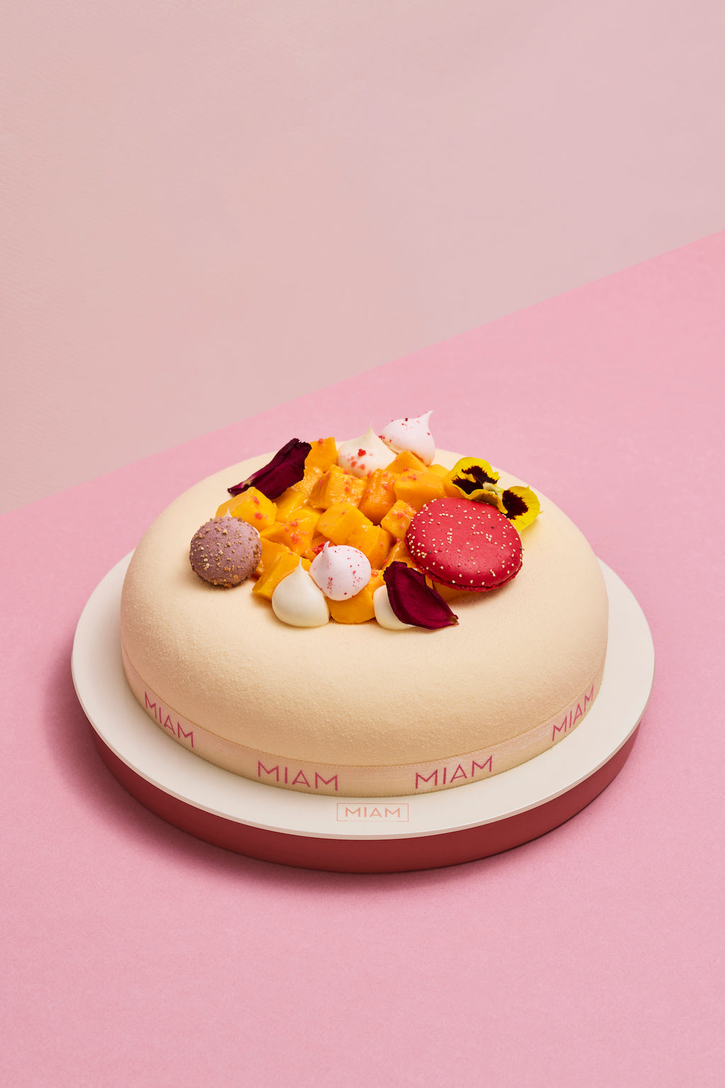 Fresh Mango & Vanilla Entremet