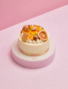 Eggless Fresh Mango & Vanilla Entremet - 500 gms