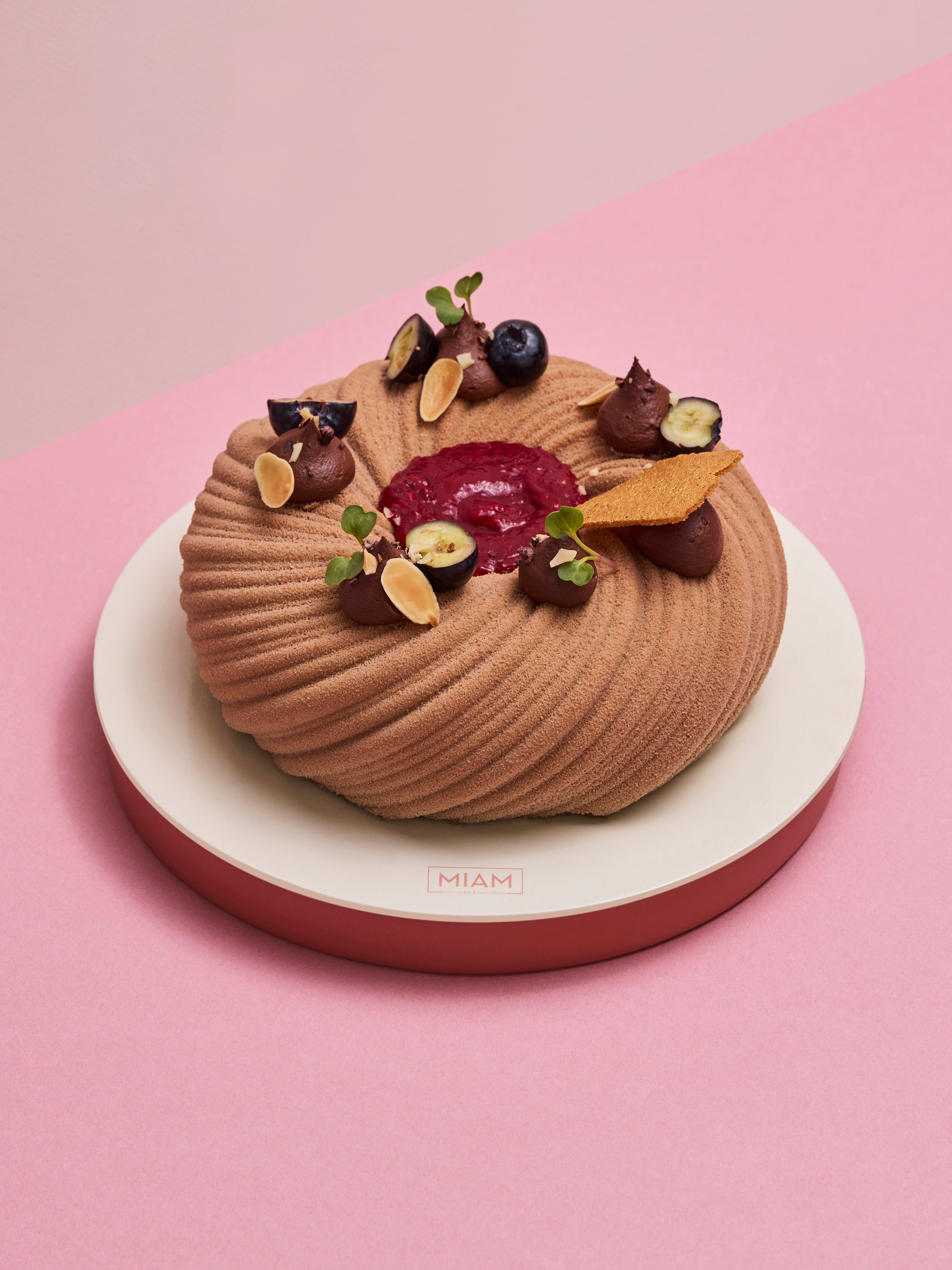 Vegan Dark Chocolate & Berries Entremet