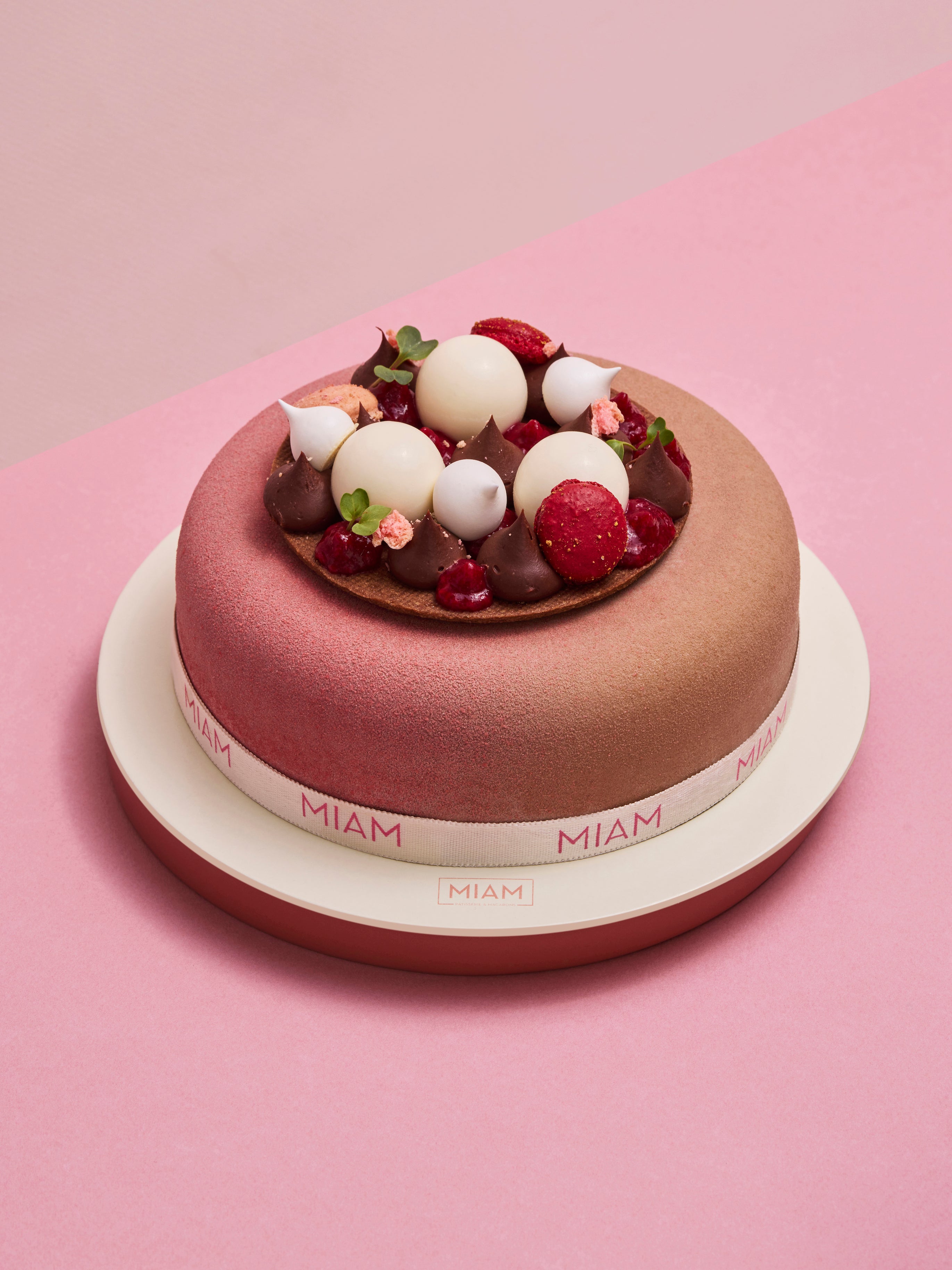 Dark Chocolate & Raspberry Entremet - 1 kg